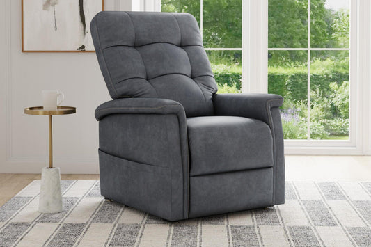 Flex steel Diana Slate Fabric Power Lift Recliner