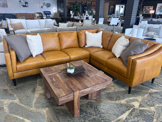 Ava Sectional Bomber Buff