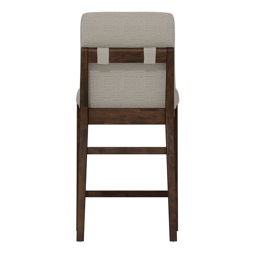 UPHOLSTERED GATHERING STOOL