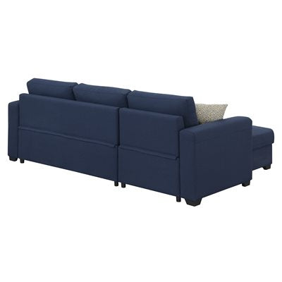 PULLOUT POPUP SLEEPER W / 1 PILLOW-NAVY