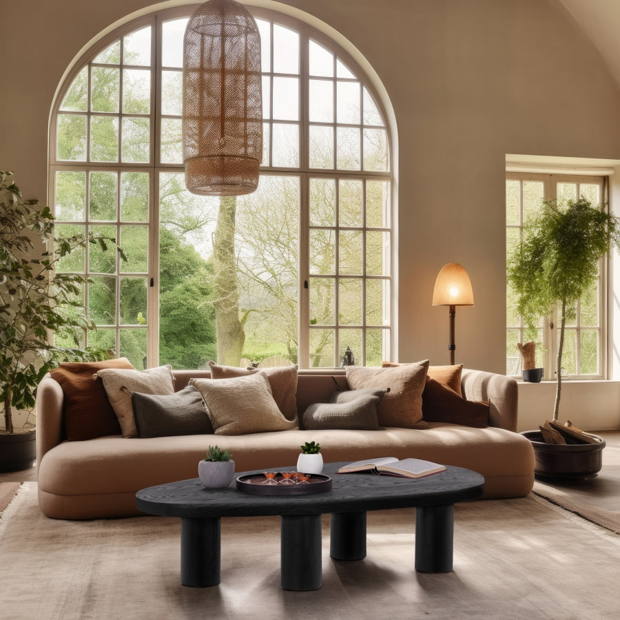 Bekman Oval Rounded Coffee Table