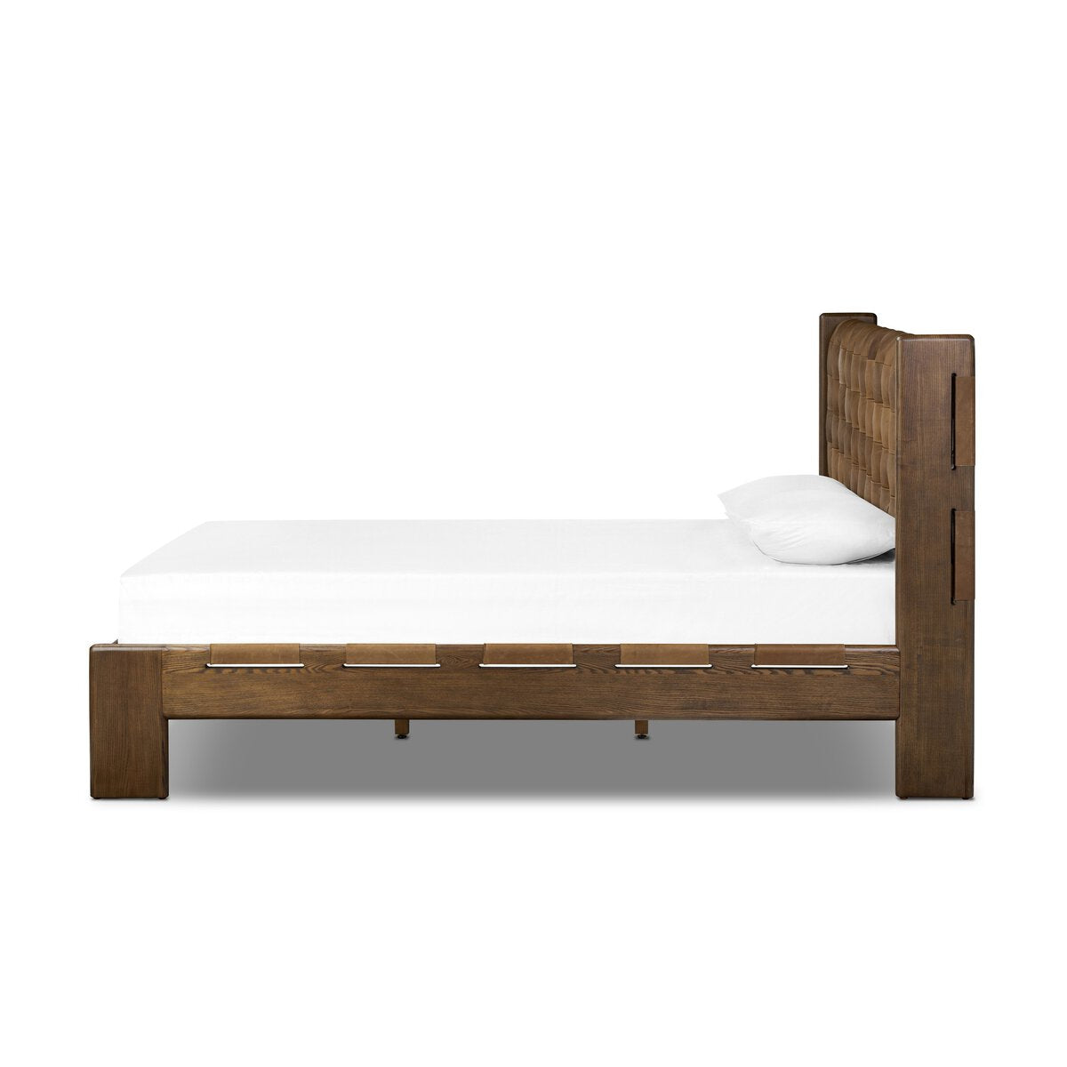 Four Hands Halston King Bed-Terra Brown Ash