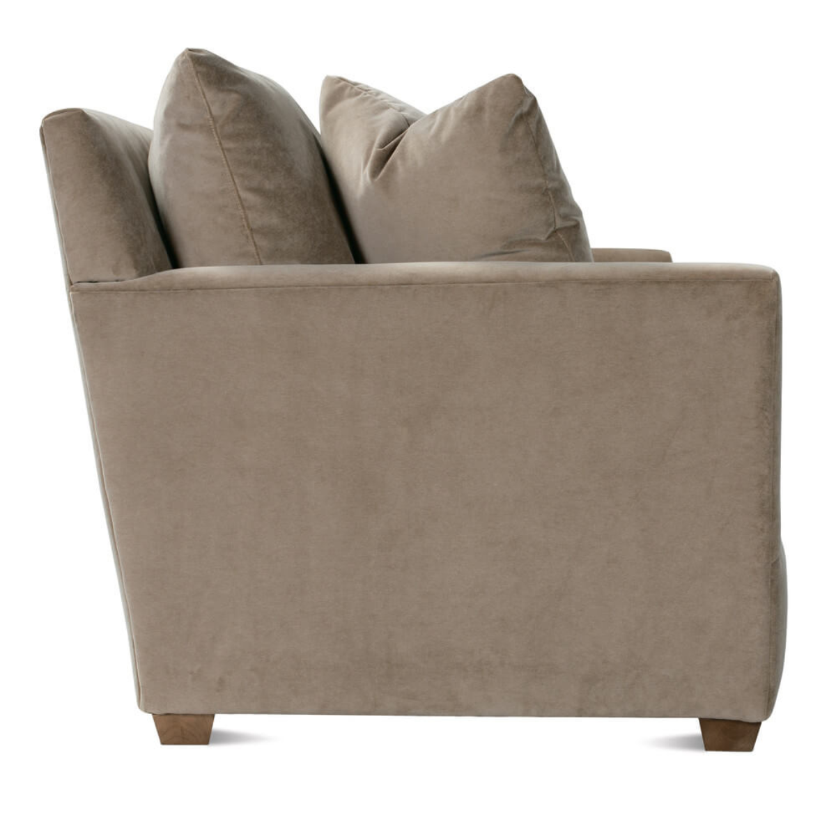 Lilah Velvet Sofa 1165 “89” Fawn Brushed Velvet