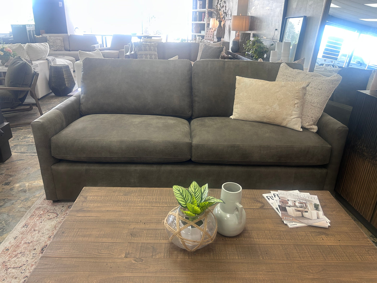 Savannah Sofa In Cambodia Olive