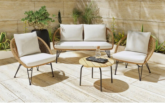 Grace Outdoor Seating 4PC Set