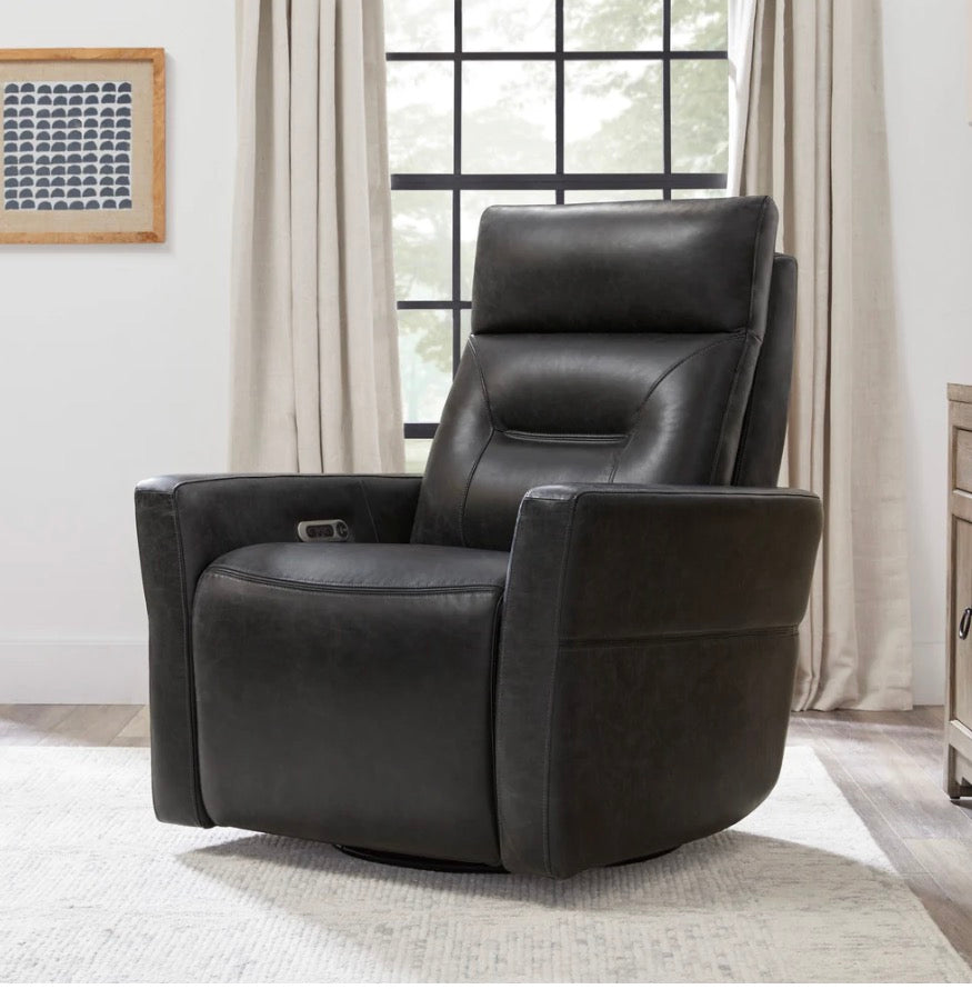 Parker Leather Swivel Chair