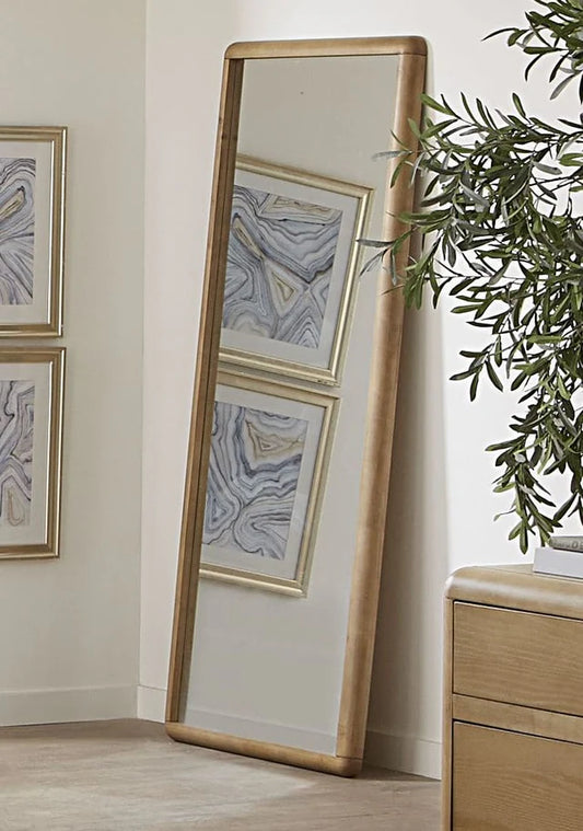 Furano Floor Standing Mirror in Ginger