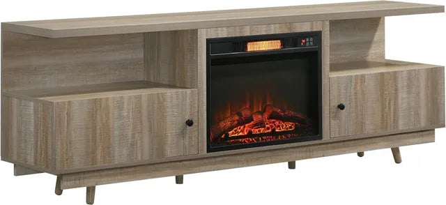 Hyler Fireplace Media Console