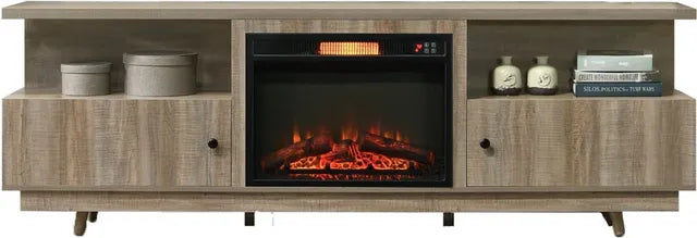 Hyler Fireplace Media Console