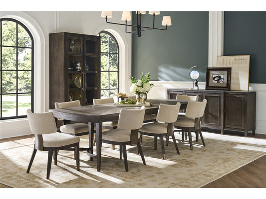 Universal Cocoa Oval Dining Table