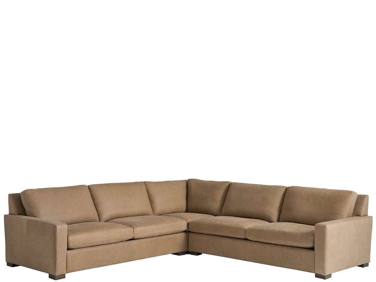 Universal Fletcher Leather Sectional
