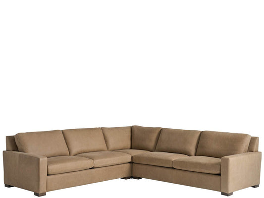 Universal Fletcher Leather Sectional