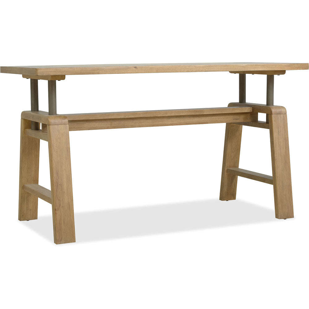 Hooker Kalamazoo Table Desk, Medium Wood