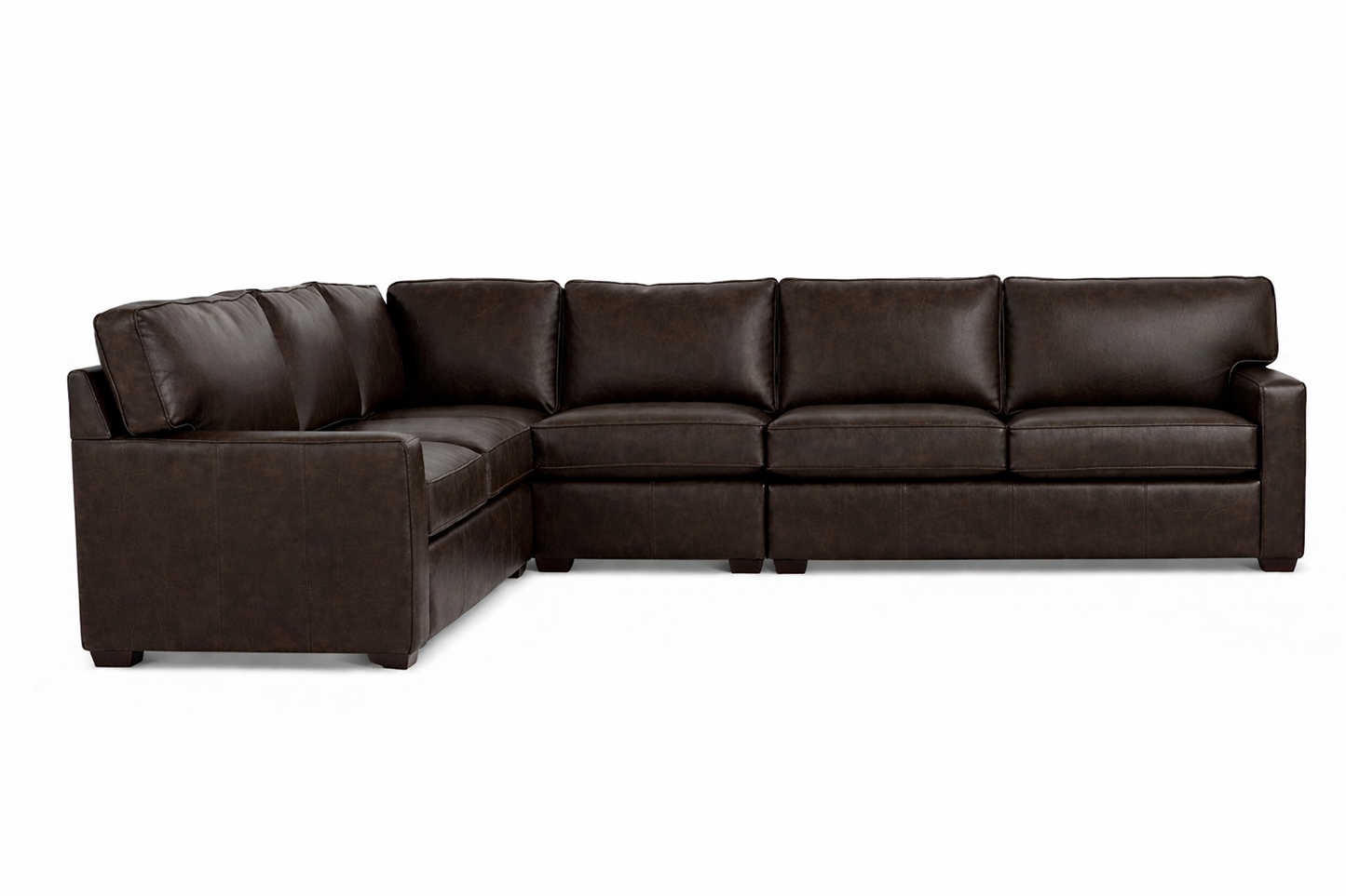 Stone and Leigh Leather Sectional