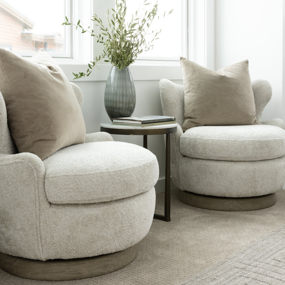 LUNA OCCASIONAL SWIVEL CHAIR