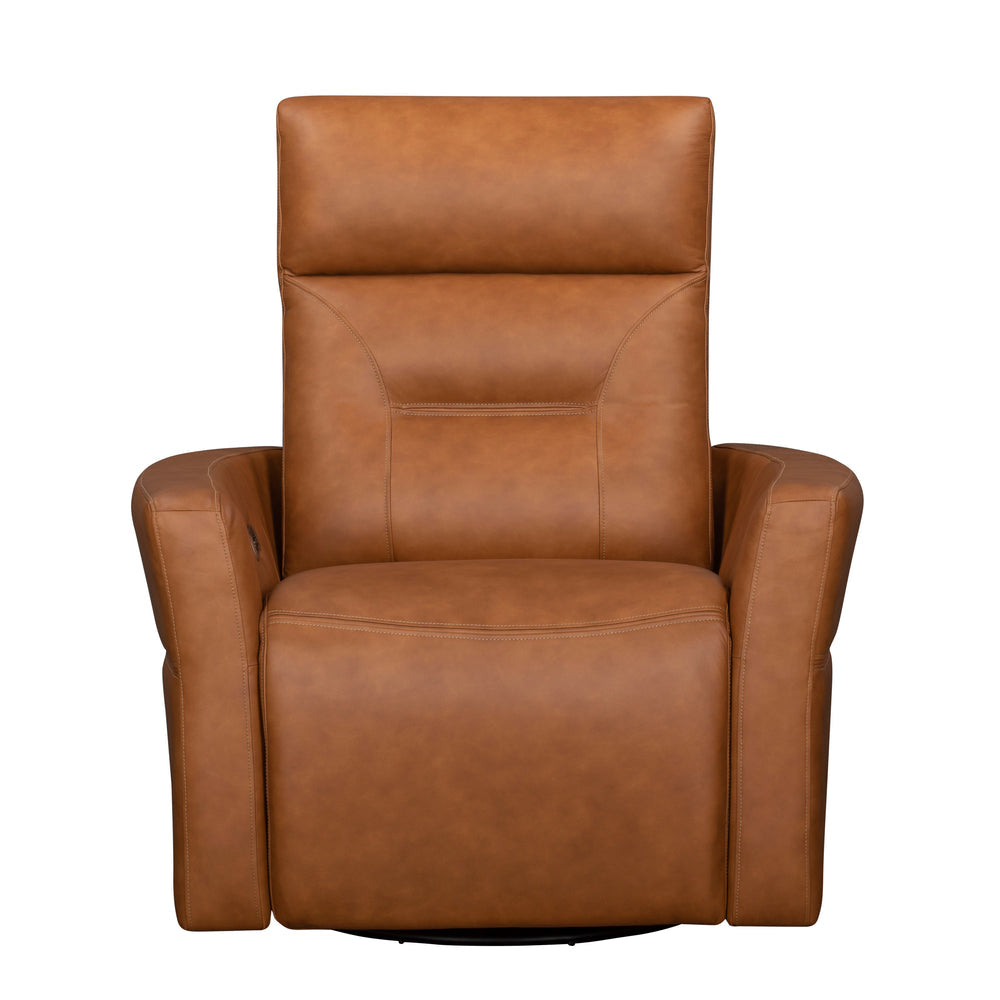 Vintage Caramel Swivel Chair