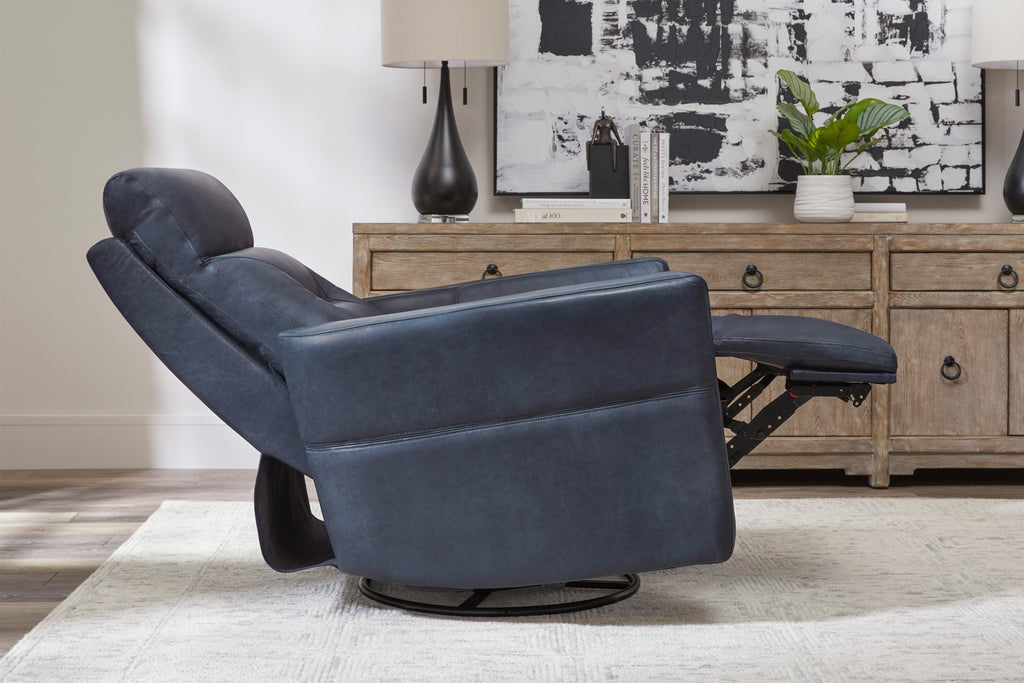 Vintage Navy Swivel Chair