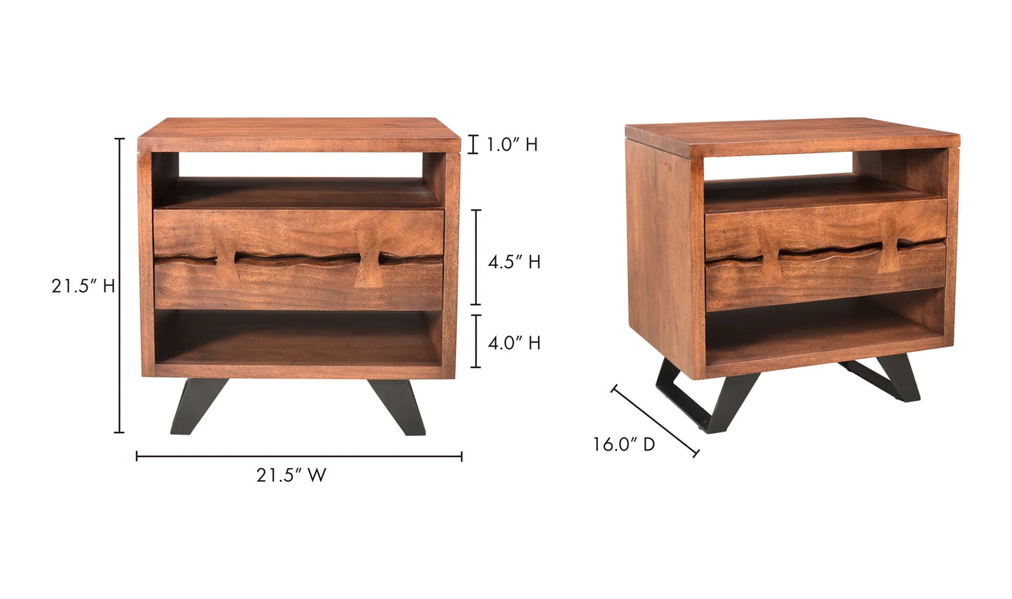 Moe’s Madagascar Nightstand