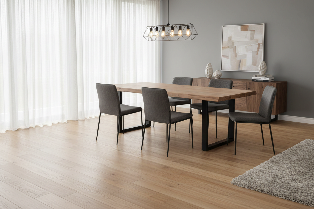 Urbia Brooks Teak Live Edge Dining