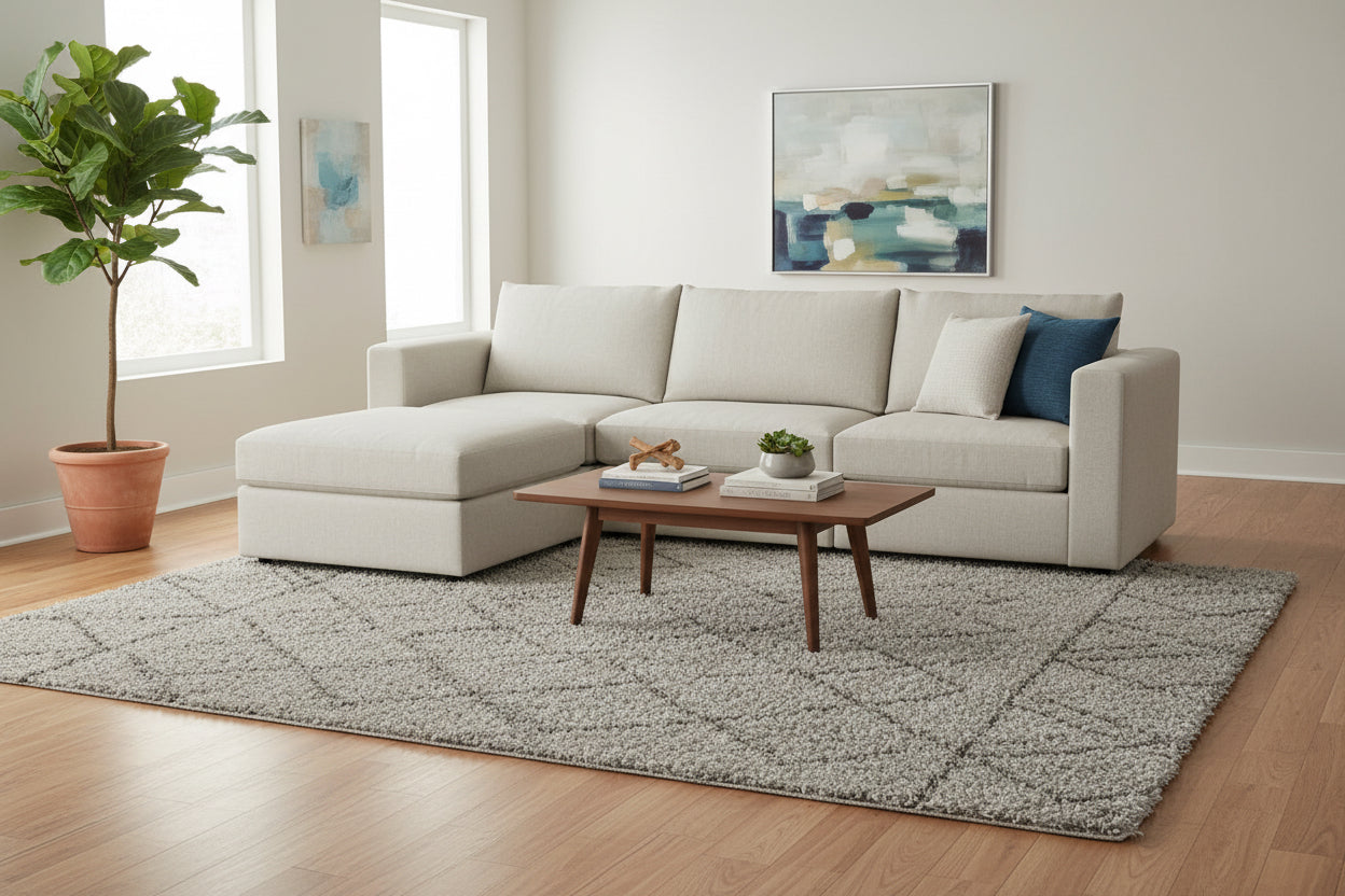 Bassett Beckham Hailey Straw Sectional