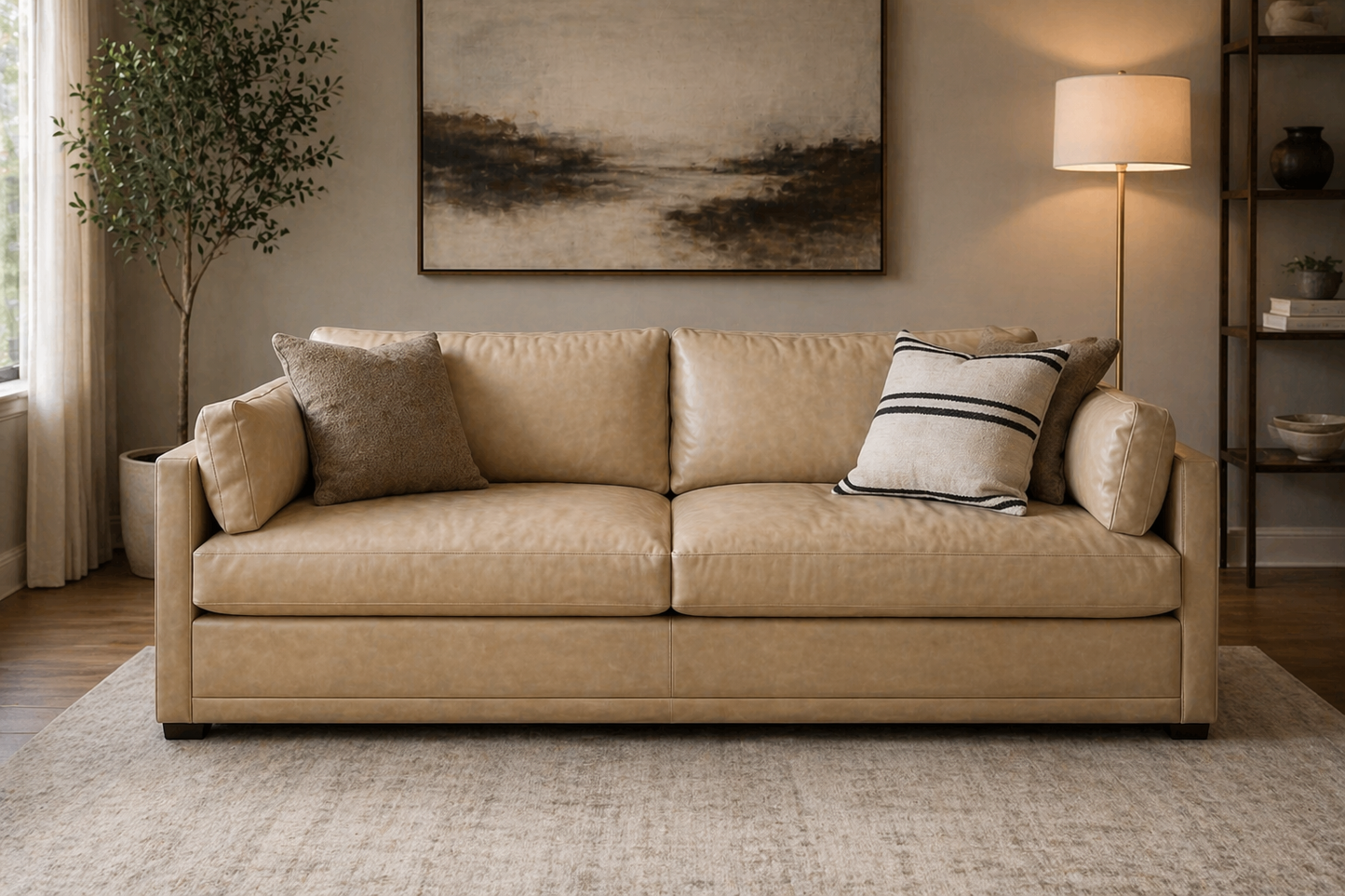 Rowe Sylvie Leather Sofa