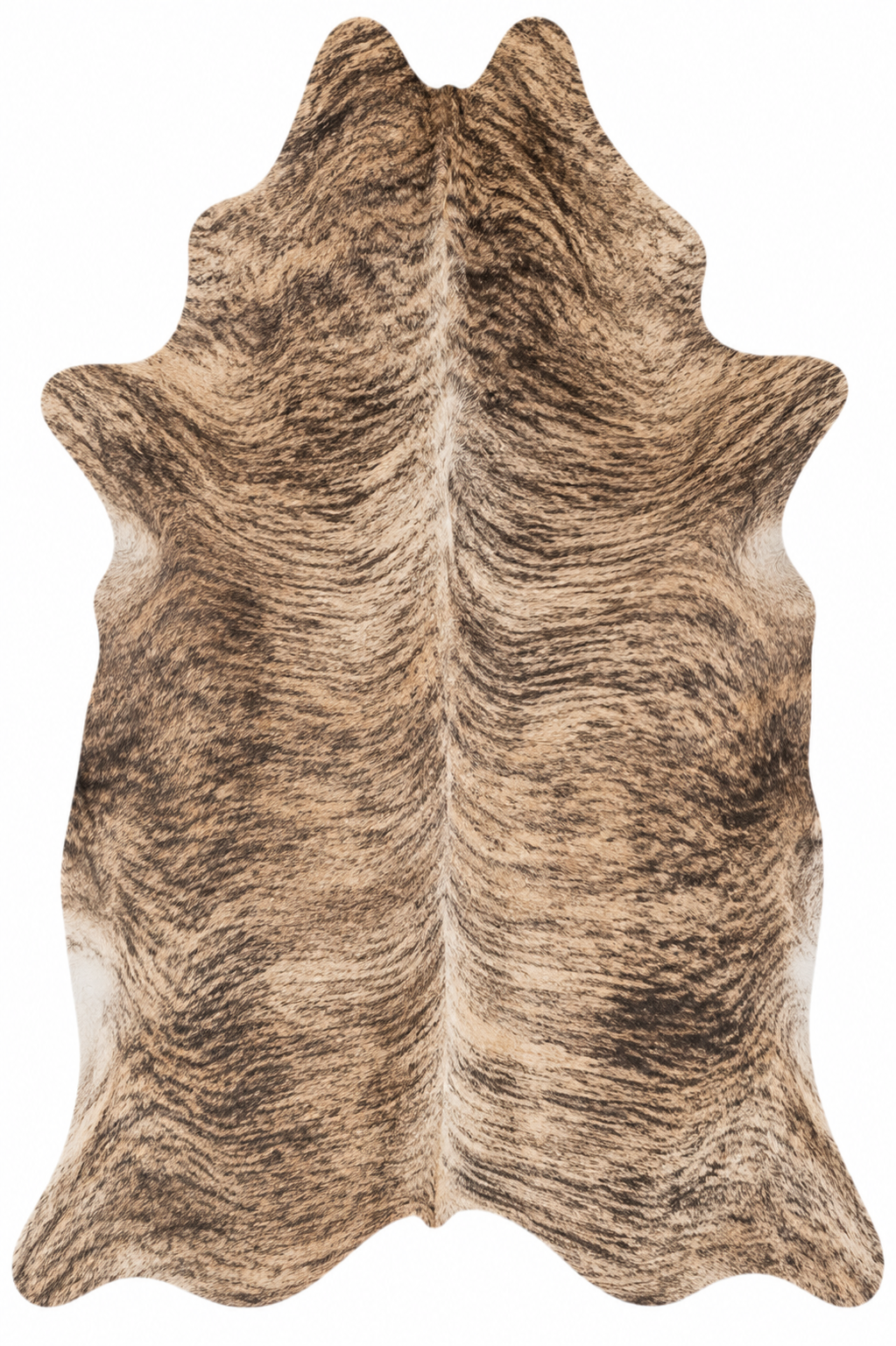 Cowhide area rug