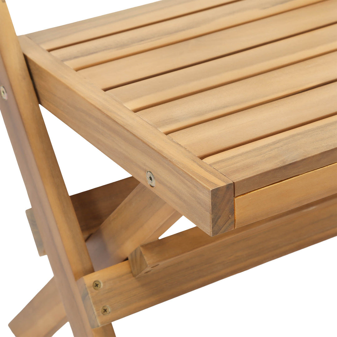 BALCONY OUTDOOR - FOLDABLE BISTRO SET (1 TABLE & 2 CHAIRS)