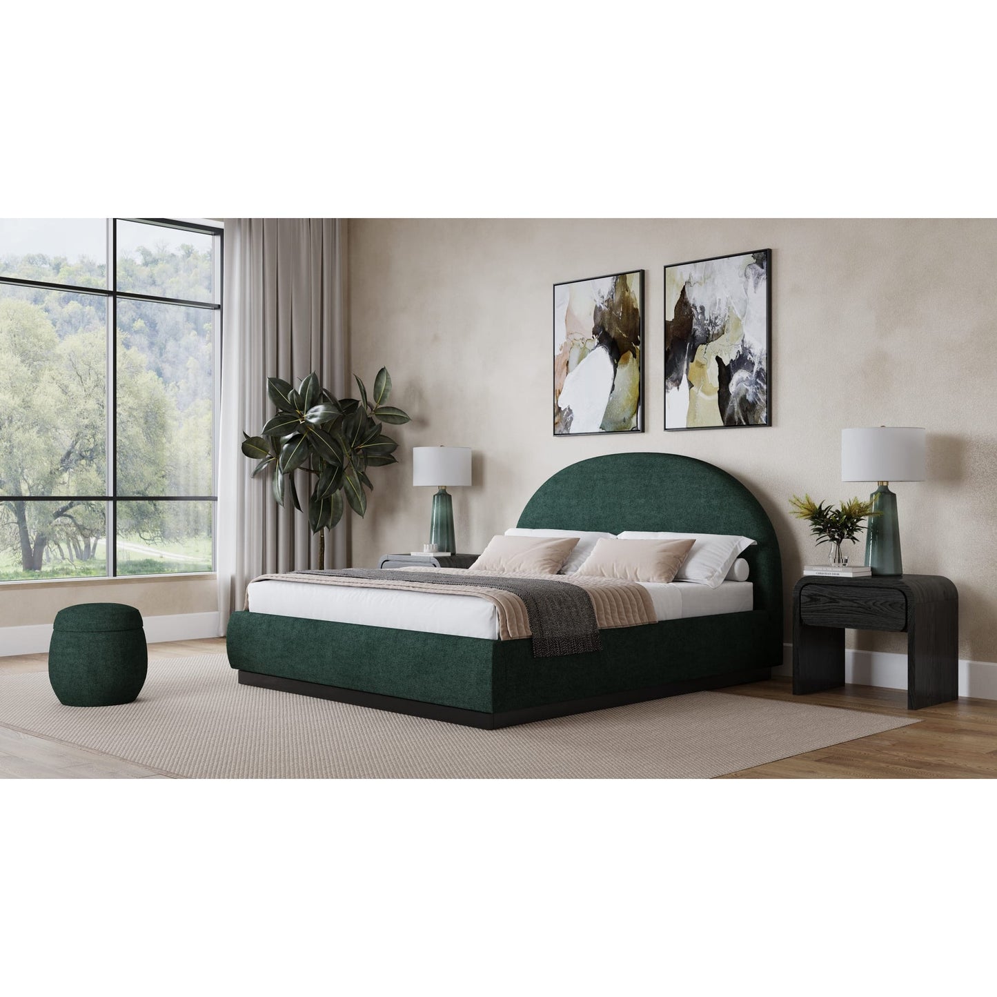 Queen Emerald Green