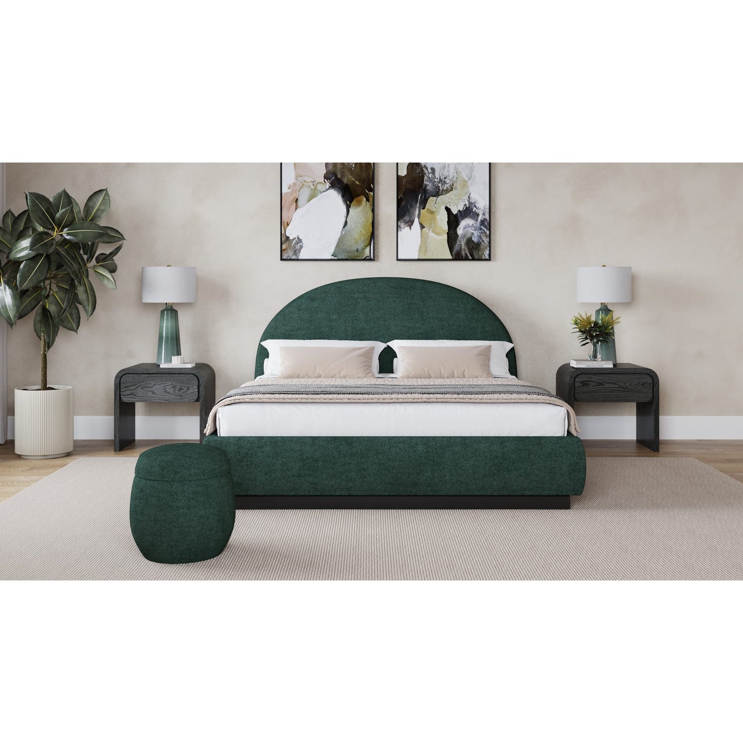 Queen Emerald Green