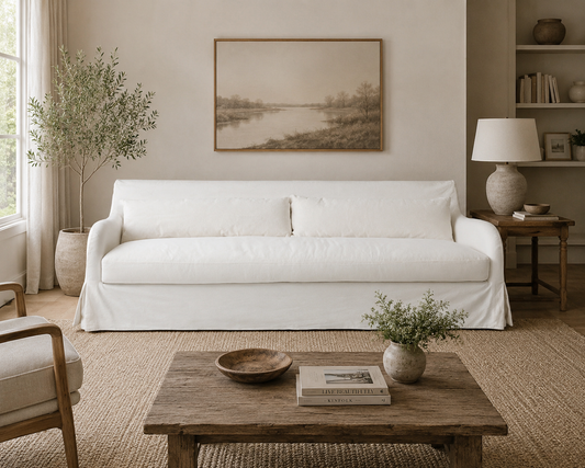 Classic Home Slip Cover Sofa