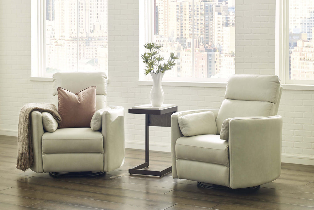 Parker Leather Swivel Chair