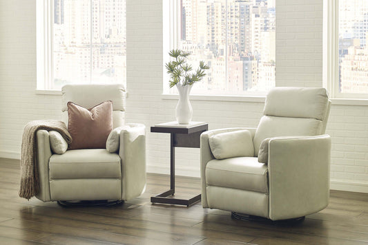 Parker Leather Swivel Chair