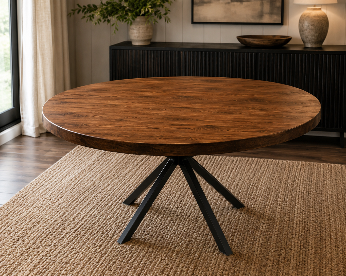 Live Edge Turkish table 60 Inch walnut