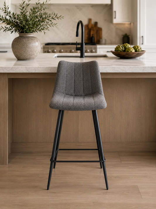 Moes Fabric Counter Stool