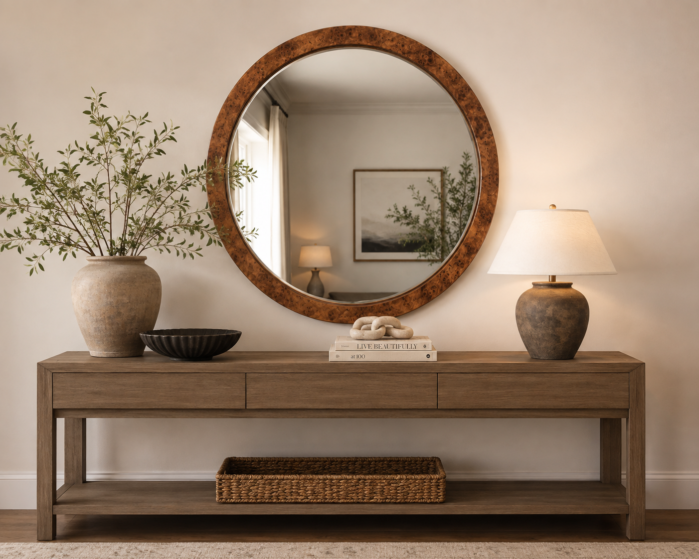 Manhattan Round Mirror