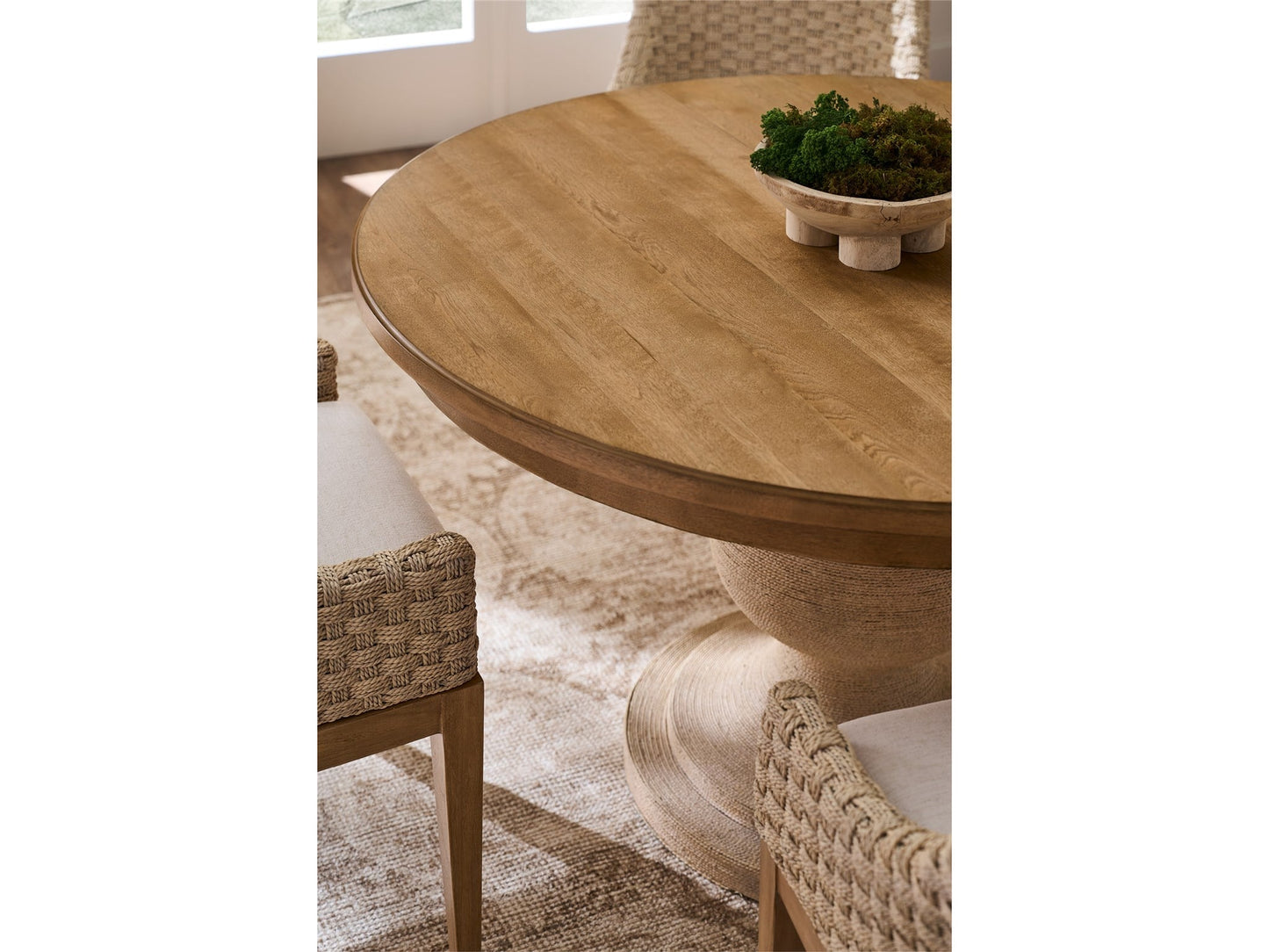 Brindle wrapped dining table
