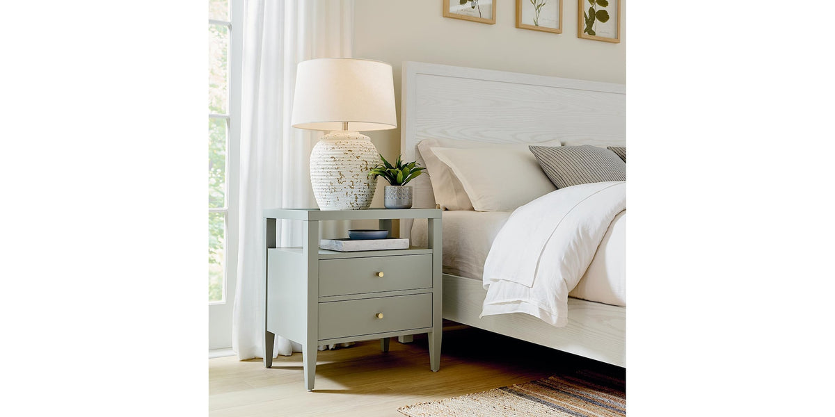 Bassett Willow 2 Drawer Nightstand