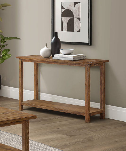 Rustic Wood Console