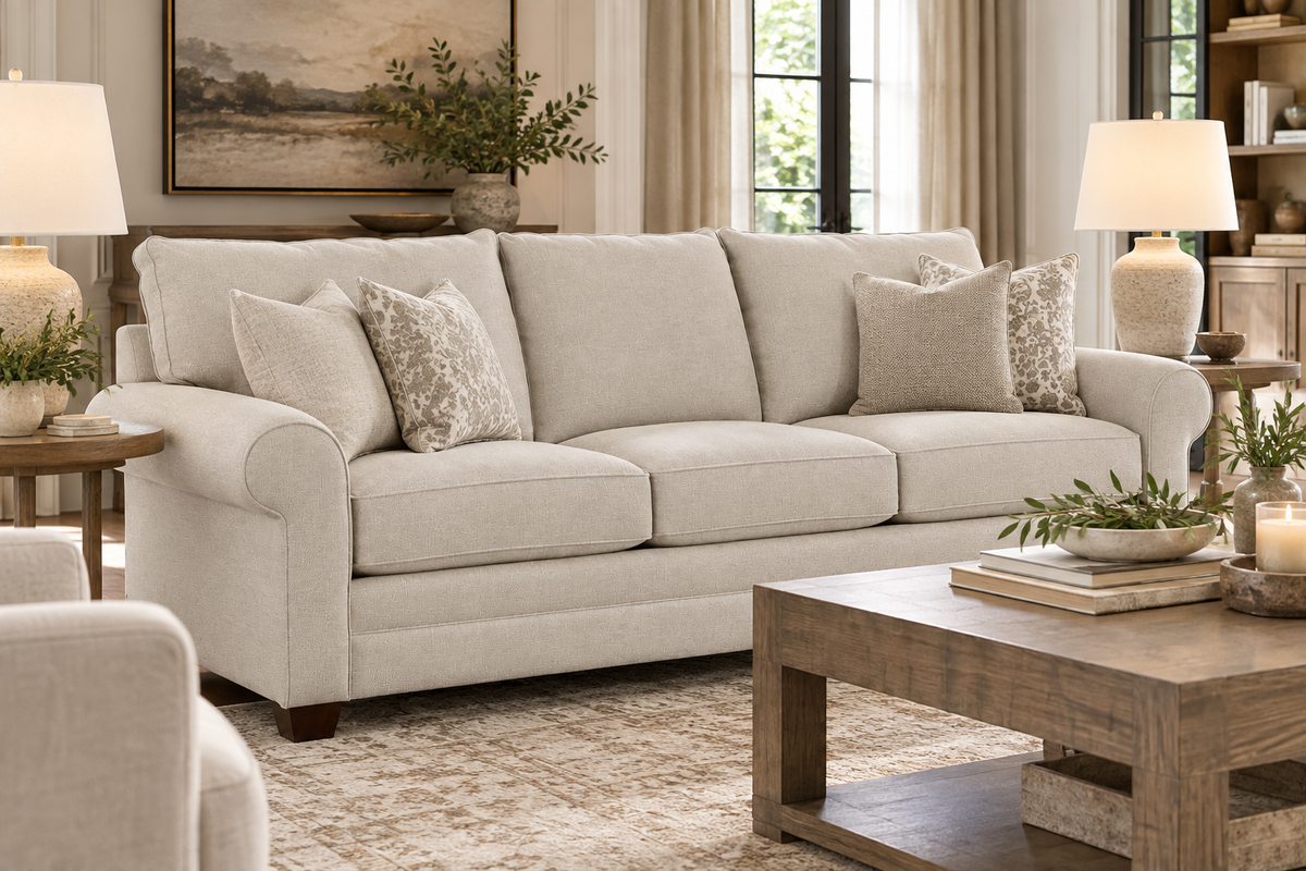 Bassett Classic Rolled Sofa
