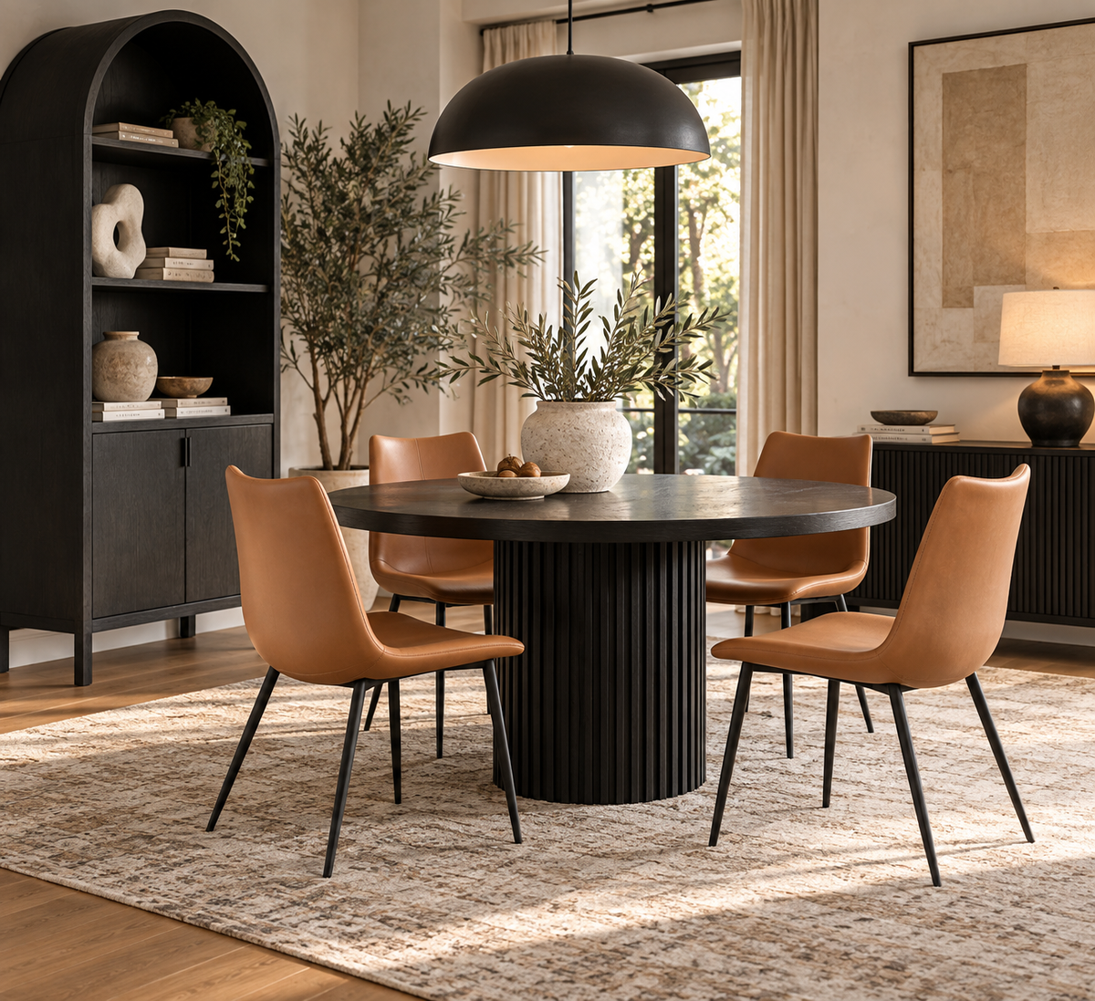 Moes Tan Dining Chair