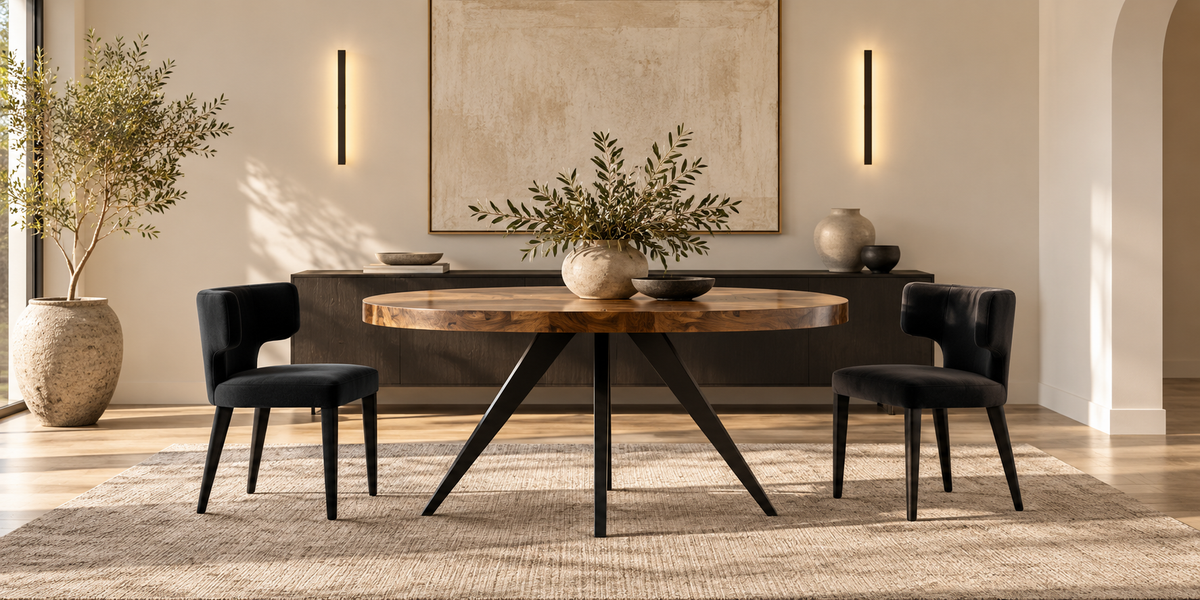 Moes Oval Dining Table
