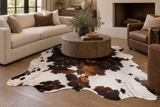 Tricolor Cowhide