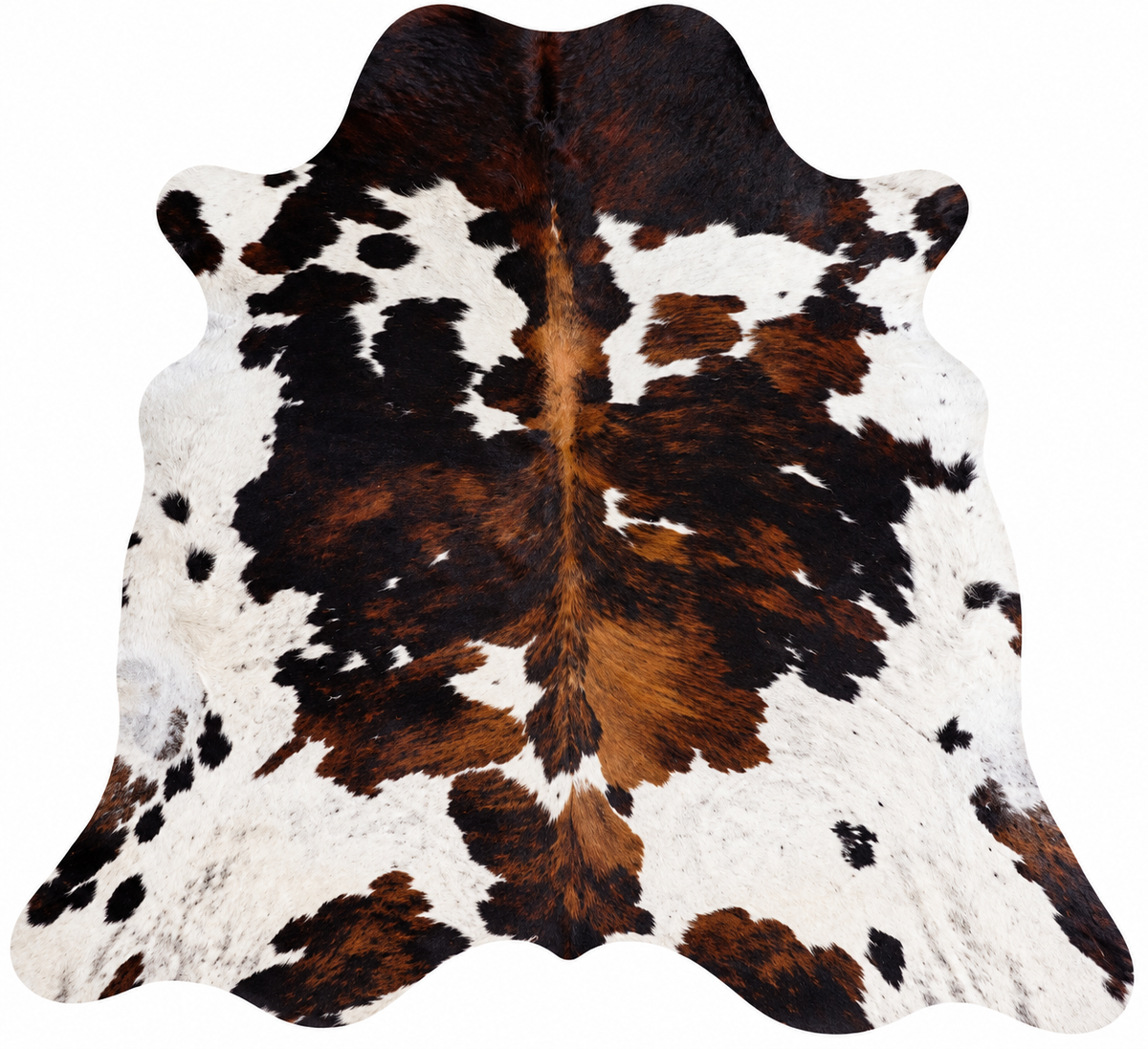 Tricolor Cowhide