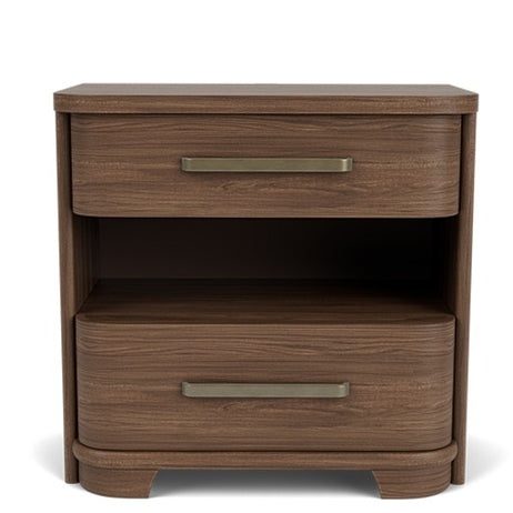 Delia 2 Drawer Nightstand