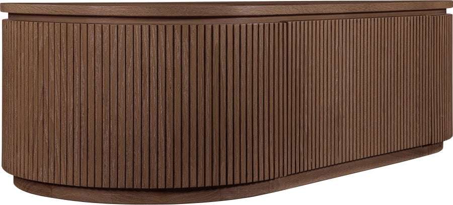 Oval Storage Coffee Table