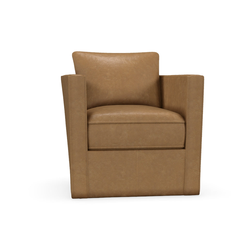 Rothko Leather Swivel Chair