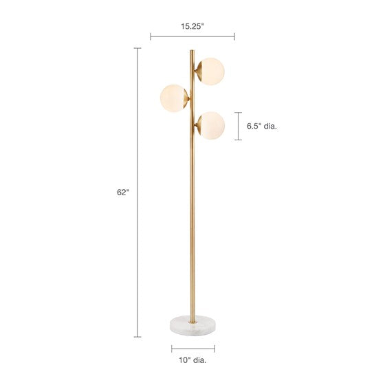 Holloway 3-Globe Light Floor Lamp