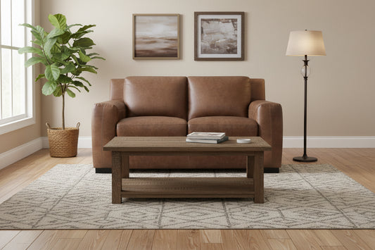 Retro Loveseat Cinnamon