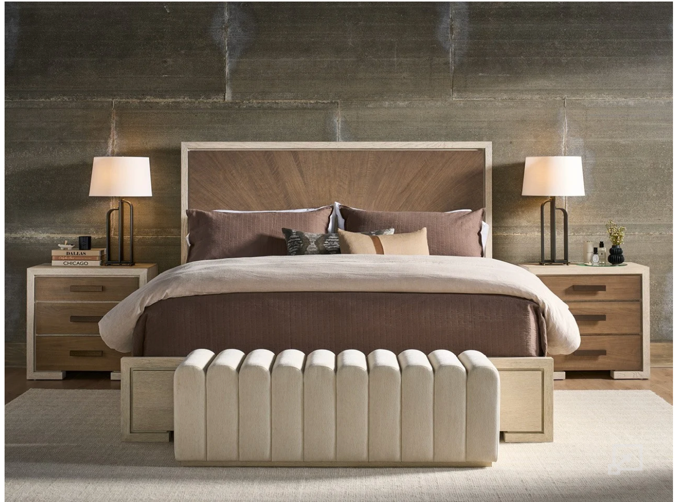 Modern Mist King Bed