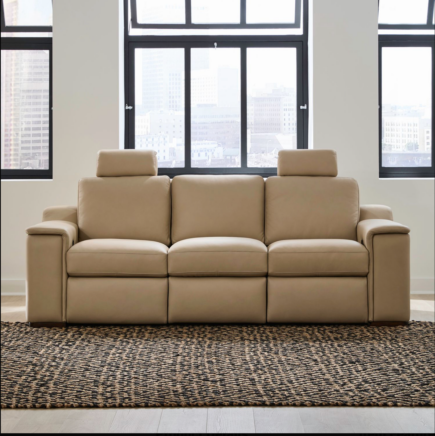 Armon  Leather Sofa
